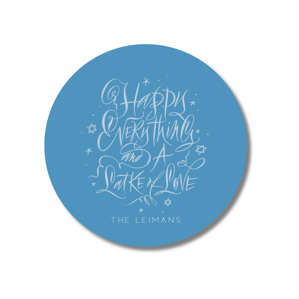 Hanukkah Gift Stickers