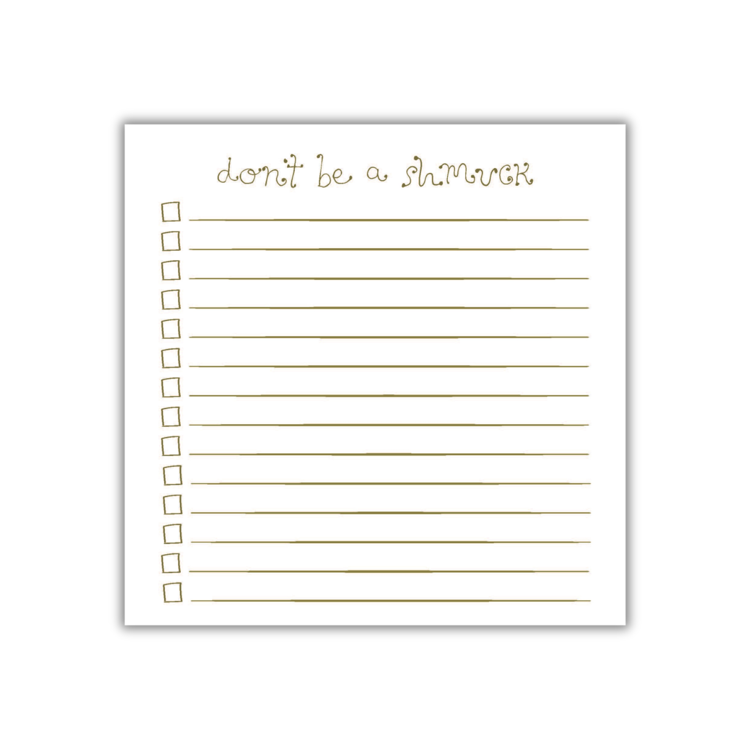 Schmuck Honey-Do Notepad