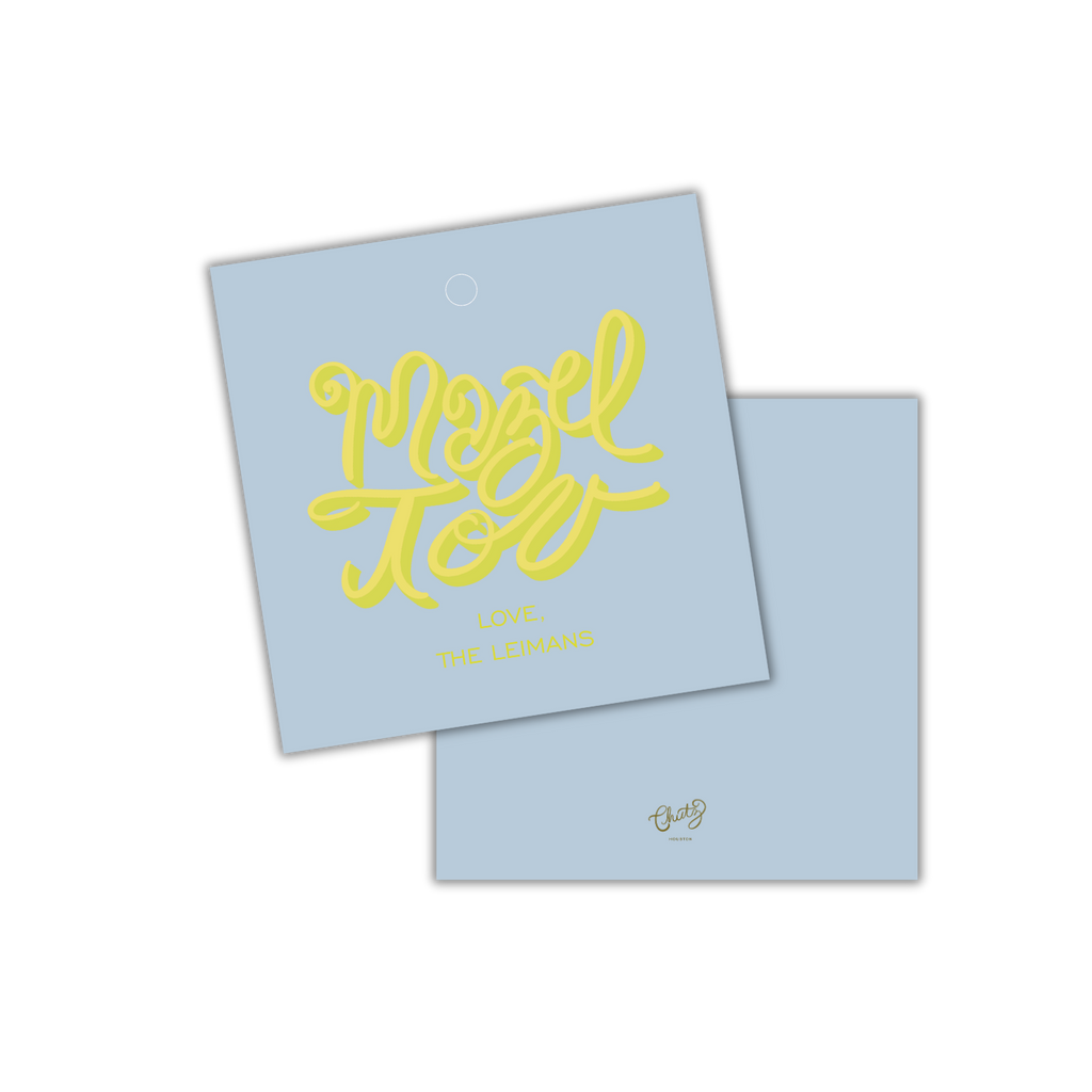 Mazel Tov Gift Tag