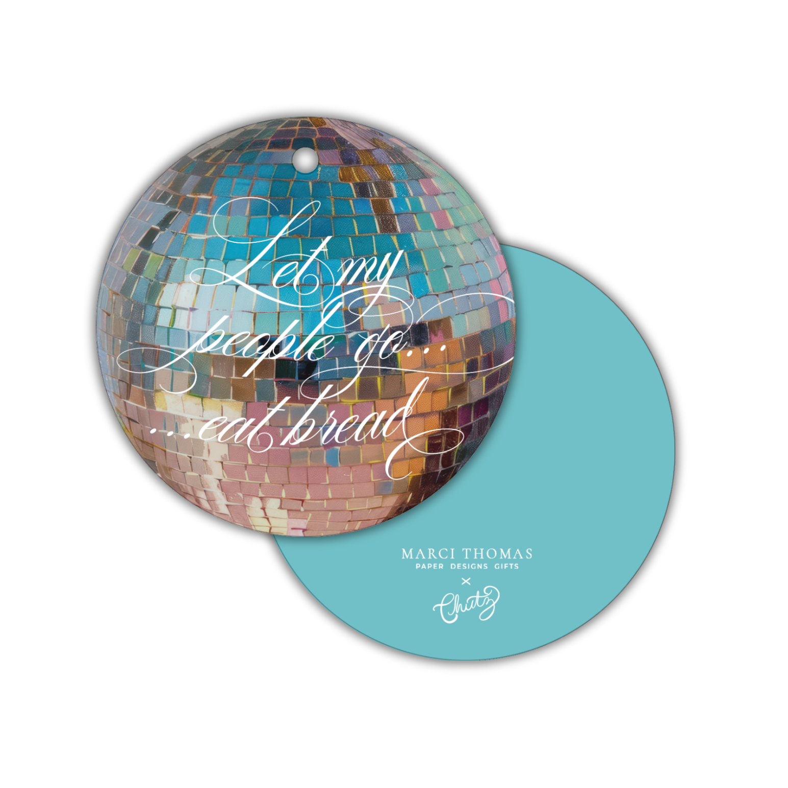 Passover Disco Gift Tag