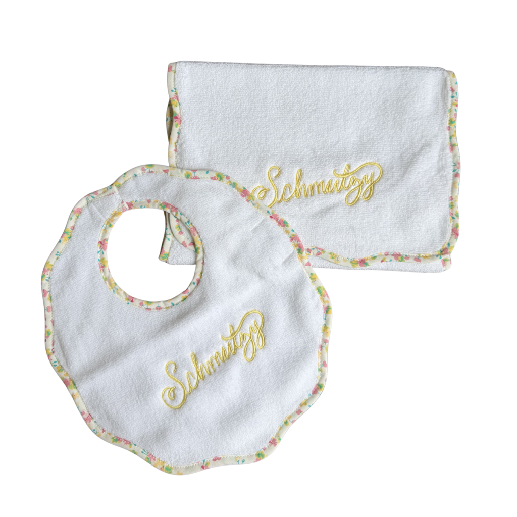 Shmutzy Bib + Burp Cloth