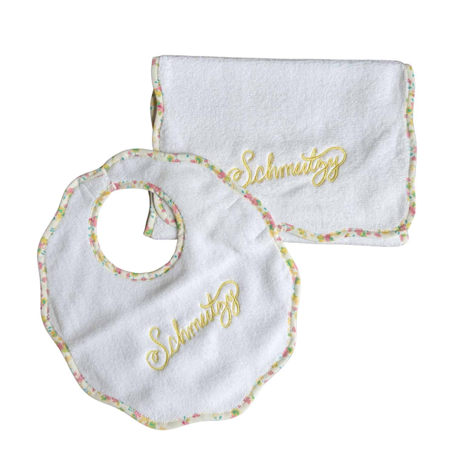 Shmutzy Bib + Burp Cloth