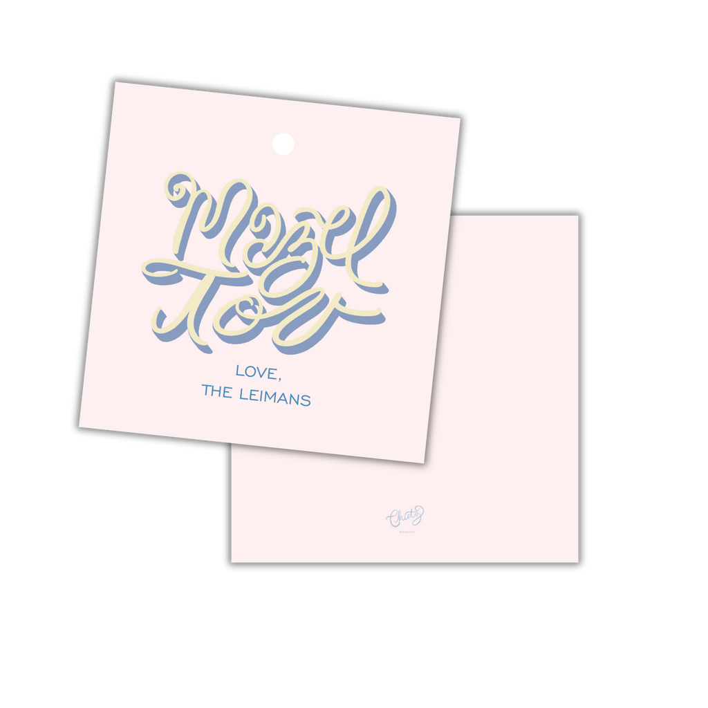 Mazel Tov Gift Tag